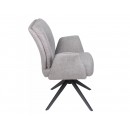 Стул SIGNAL WING Brego 07 серый/черный, поворотный